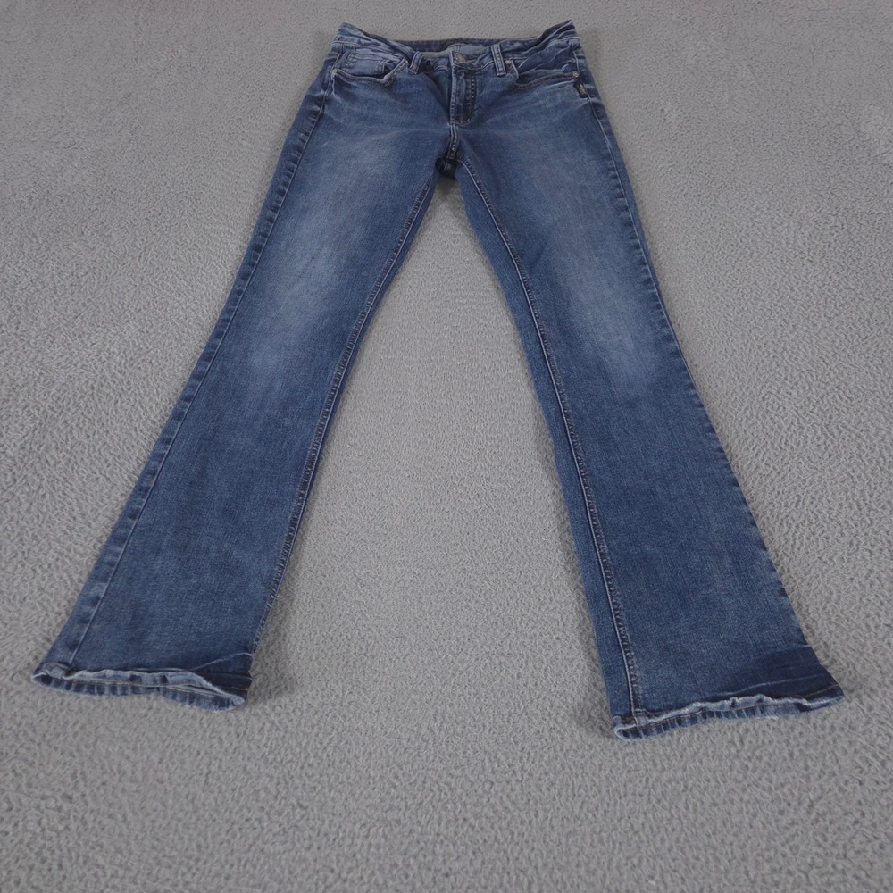 Silver Jeans Co Jeans Womens 29x33 Blue Elyse Slim Boot Stretch Denim Bootcut